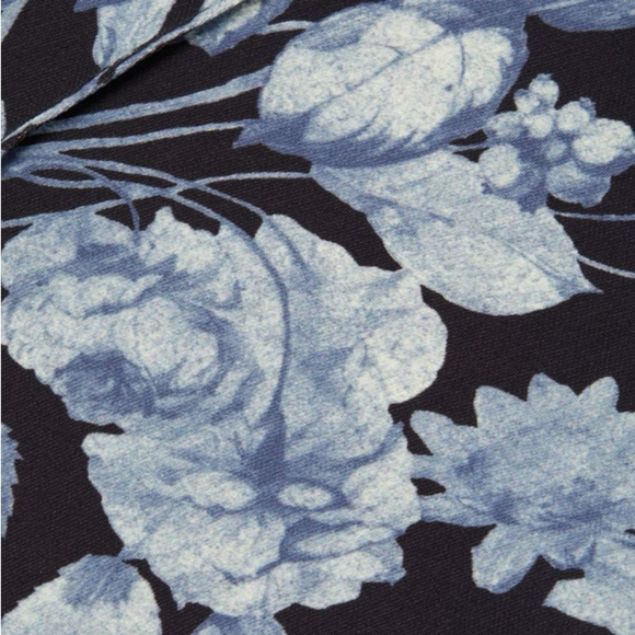 Cinq à Sept Claire Floral Wide Leg Pants, Slate Multi - Picture 5 of 13